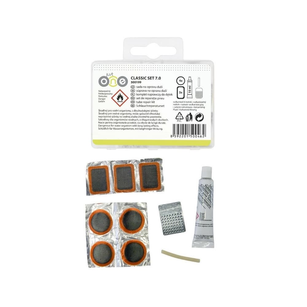 Lepenie clasic — set 7 flakov + cement